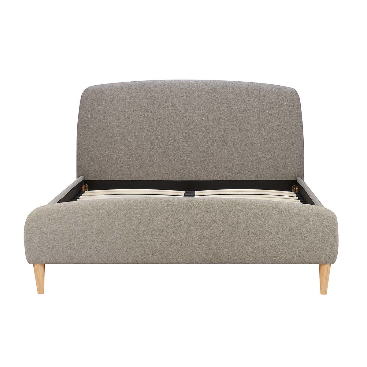 Quebec Fabric Bed Frame Grey – image 5