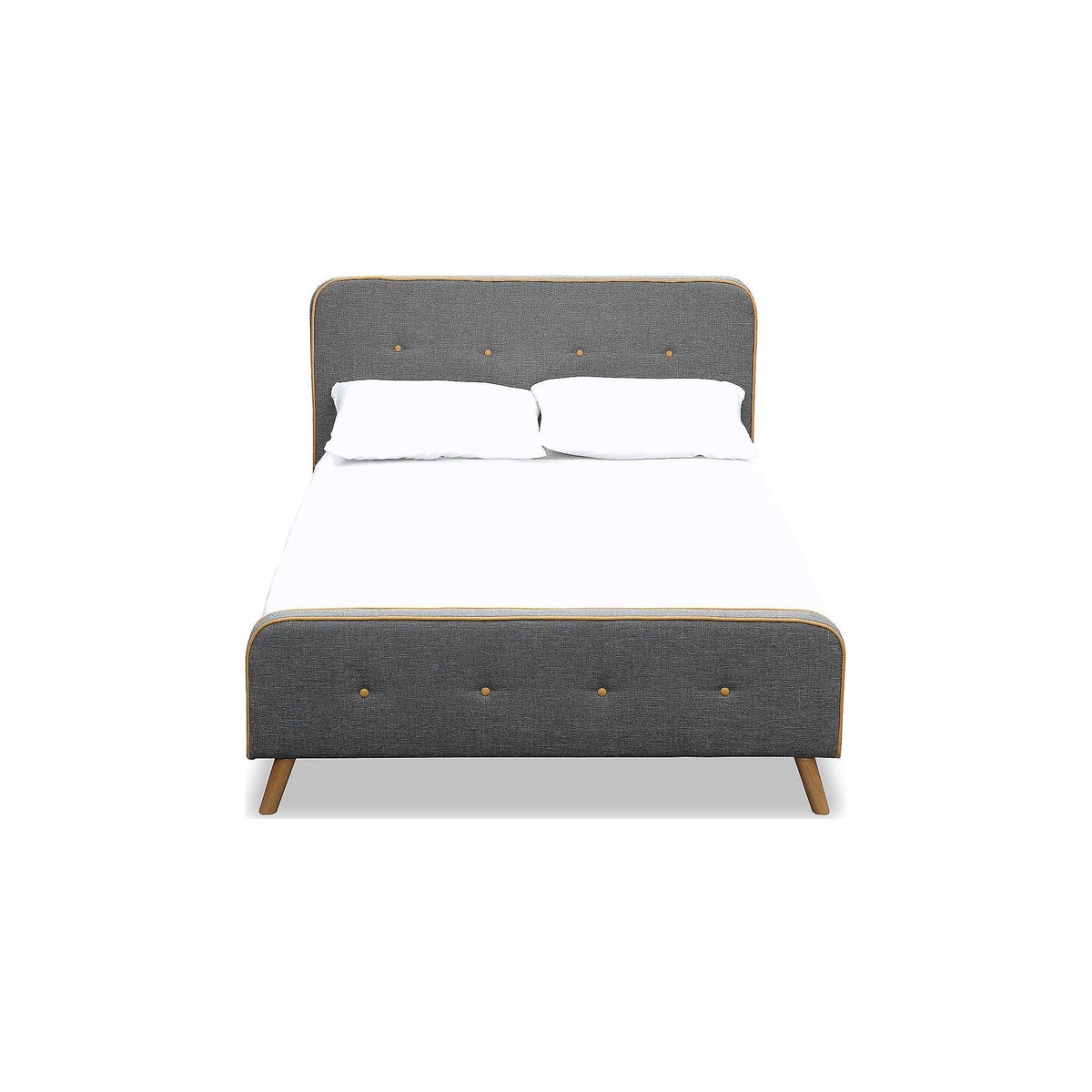 Loft Linen Bed Frame Grey – image 2