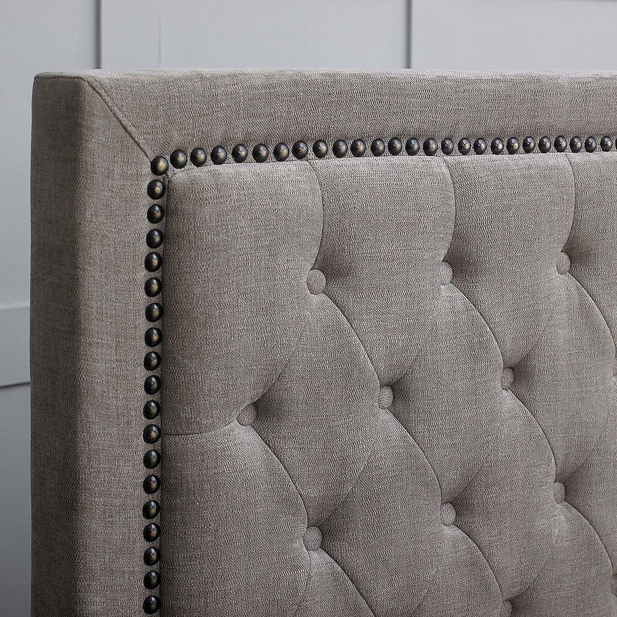 Rhea Mink Velvet Bedstead Black – image 2