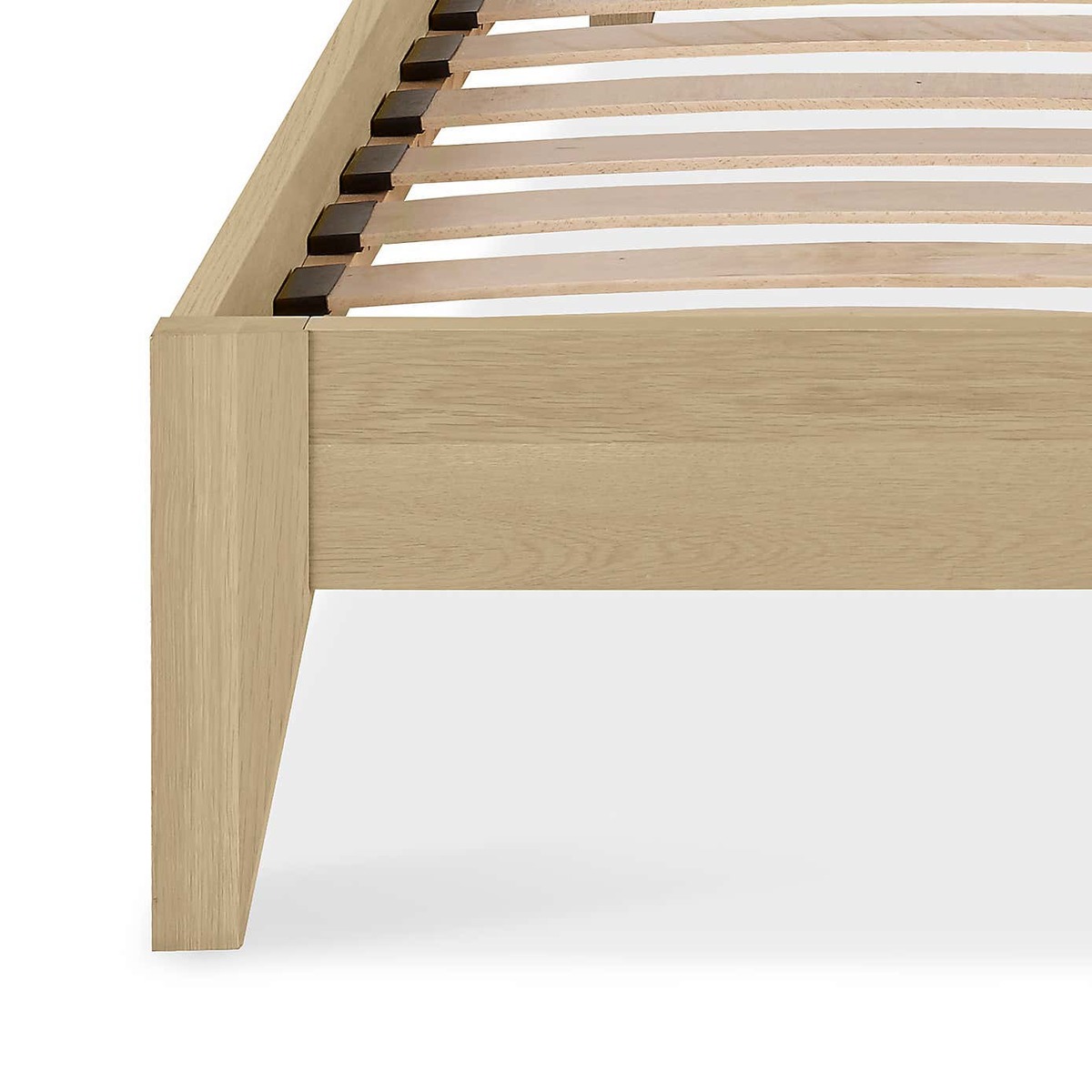Mason Oak Slatted Bedstead Oak Brown – image 3