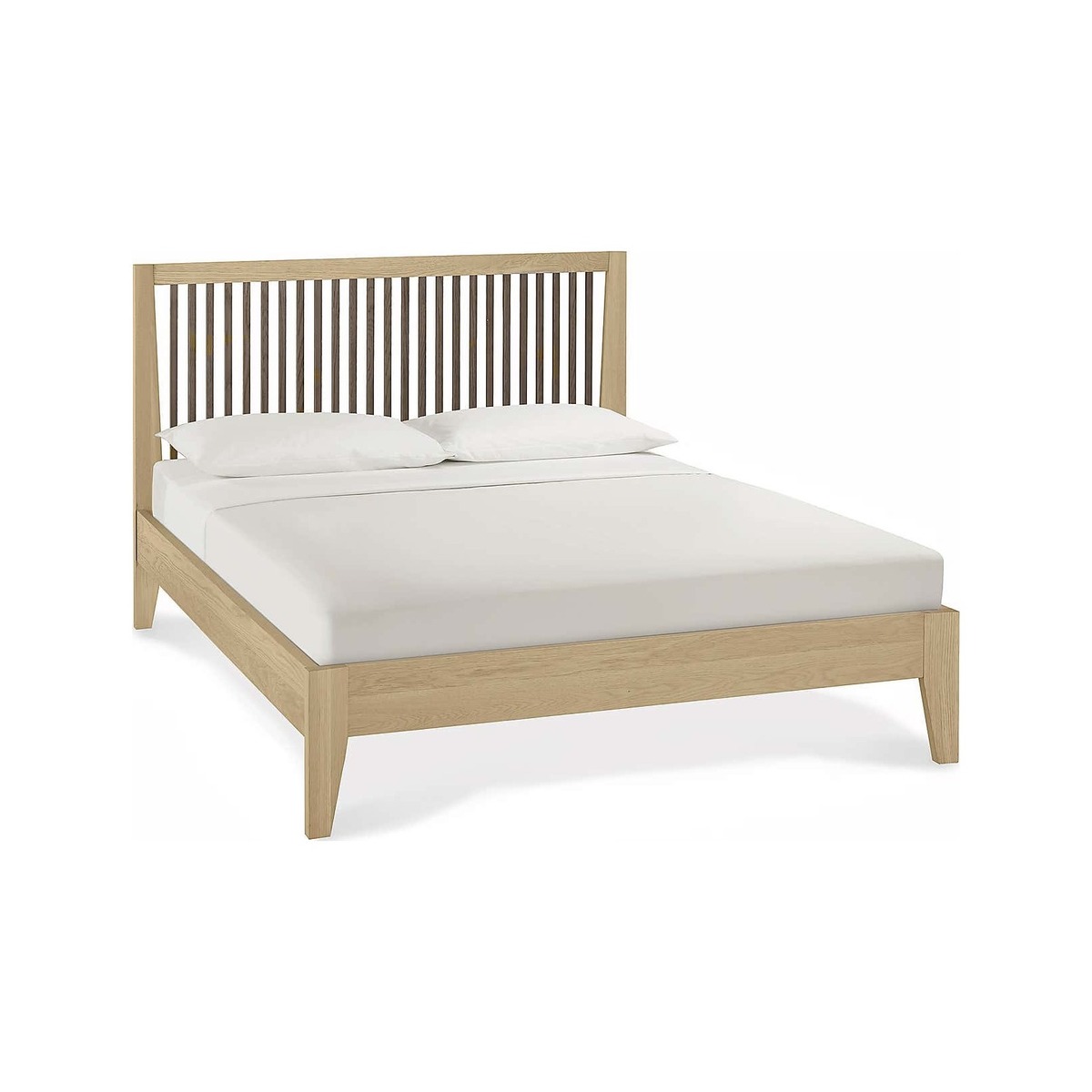 Mason Oak Slatted Bedstead Oak Brown – image 1