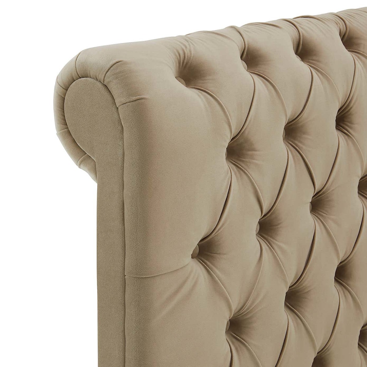 Classic Chesterfield Bed - Taupe Taupe (Cream) – image 2