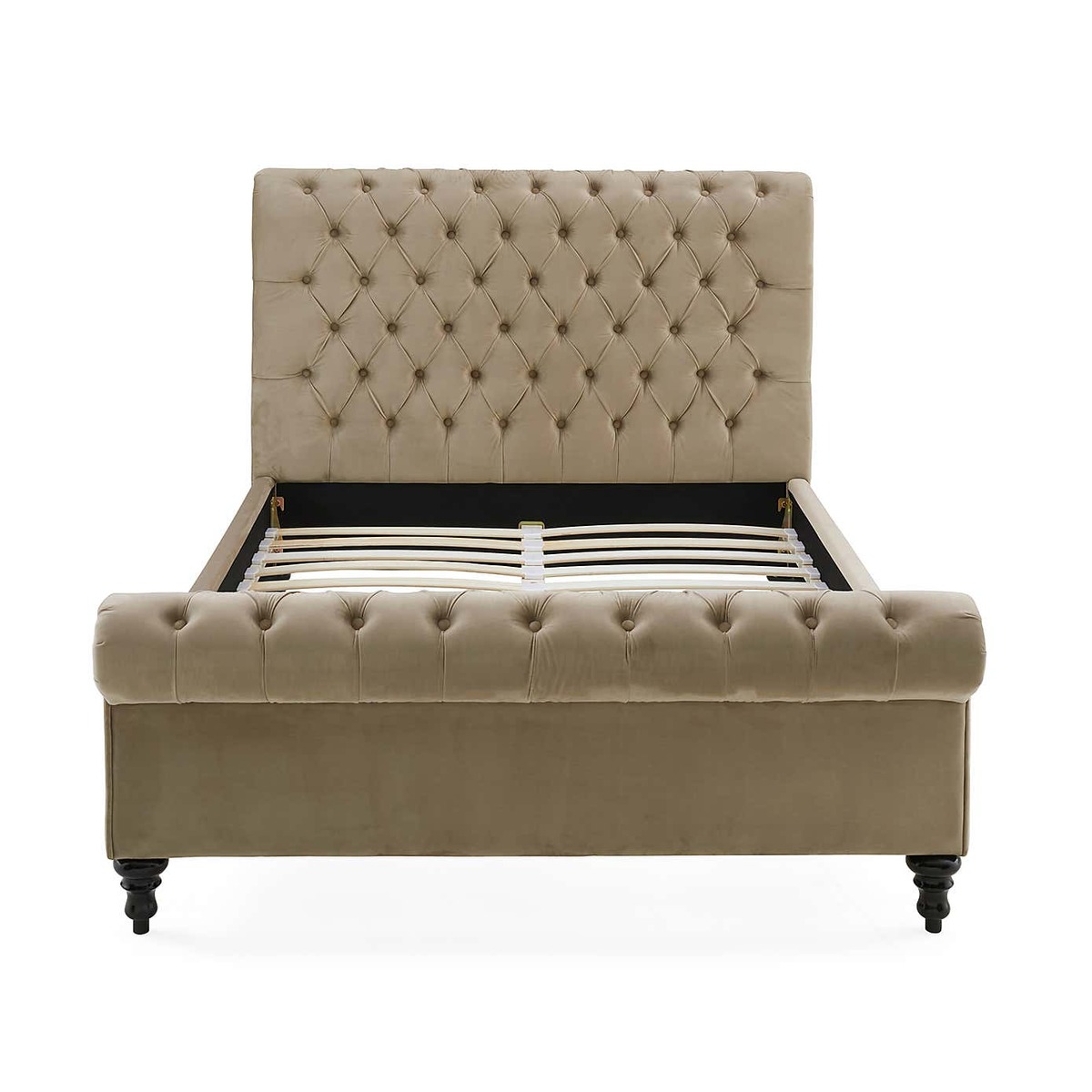 Classic Chesterfield Bed - Taupe Taupe (Cream) – image 5