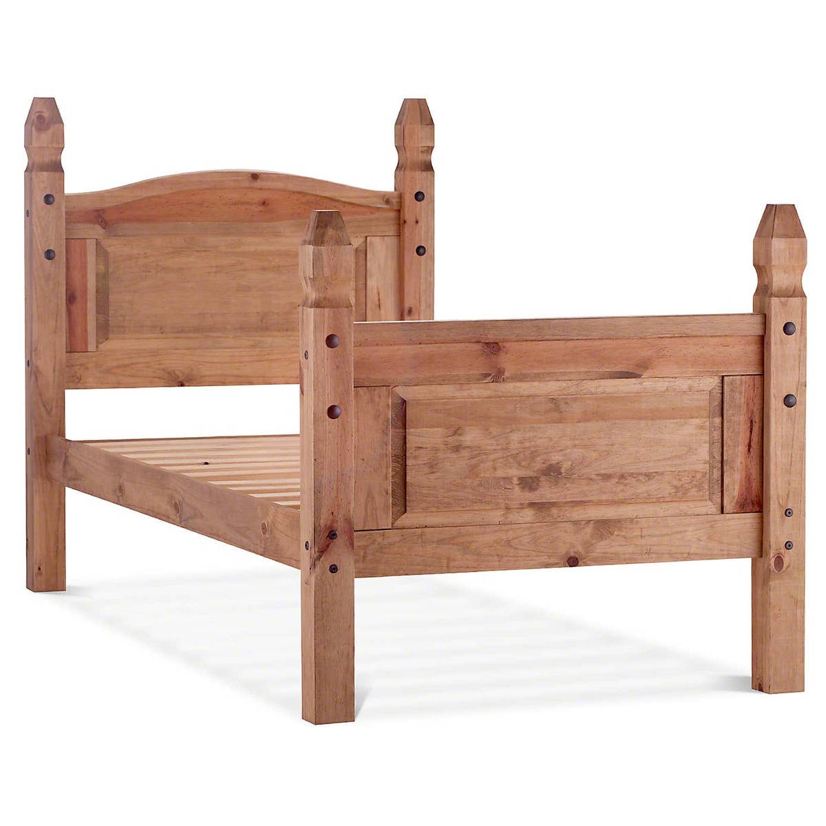 Corona Mexican High Foot End Bed Frame Natural – image 3