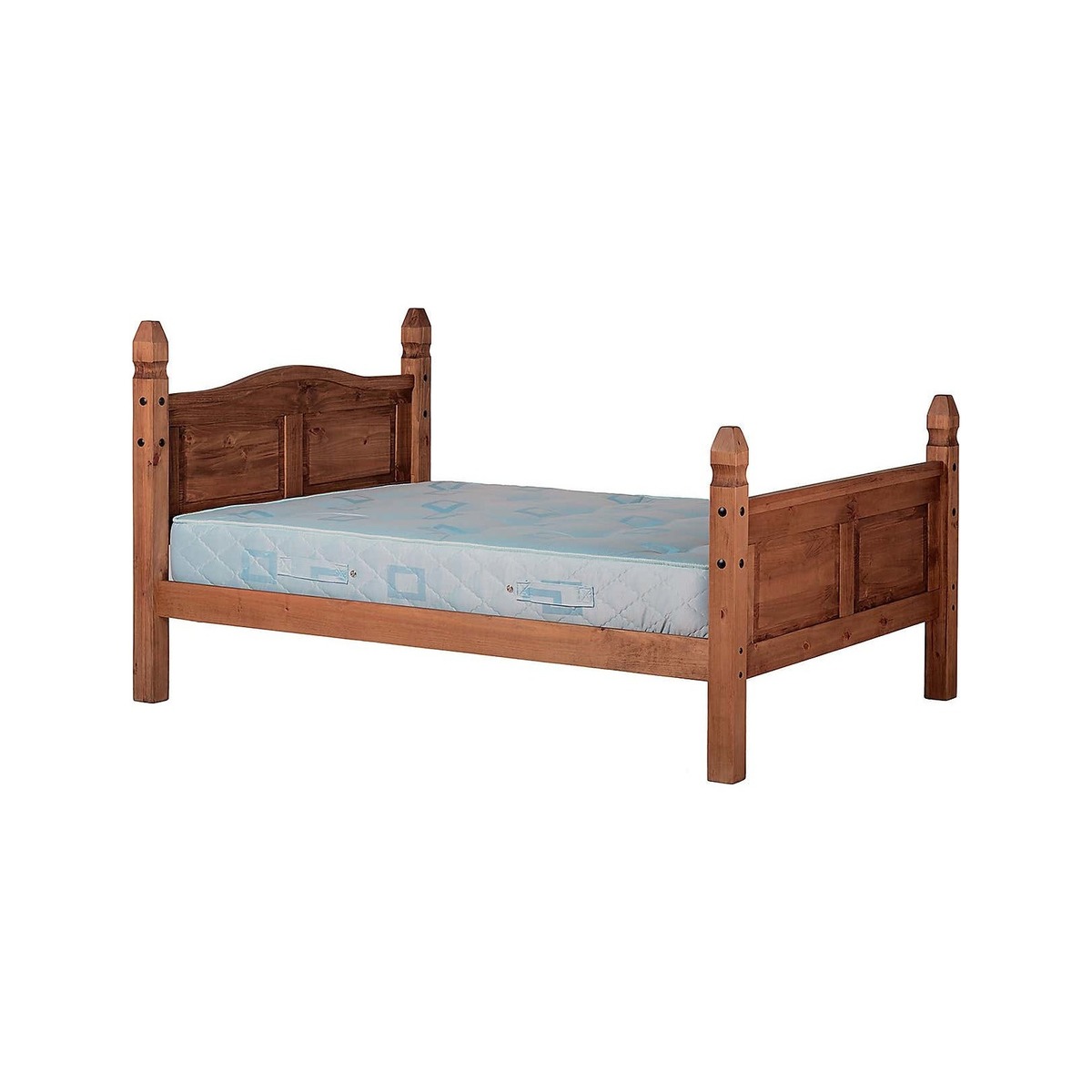 Corona Mexican High Foot End Bed Frame Natural – image 1