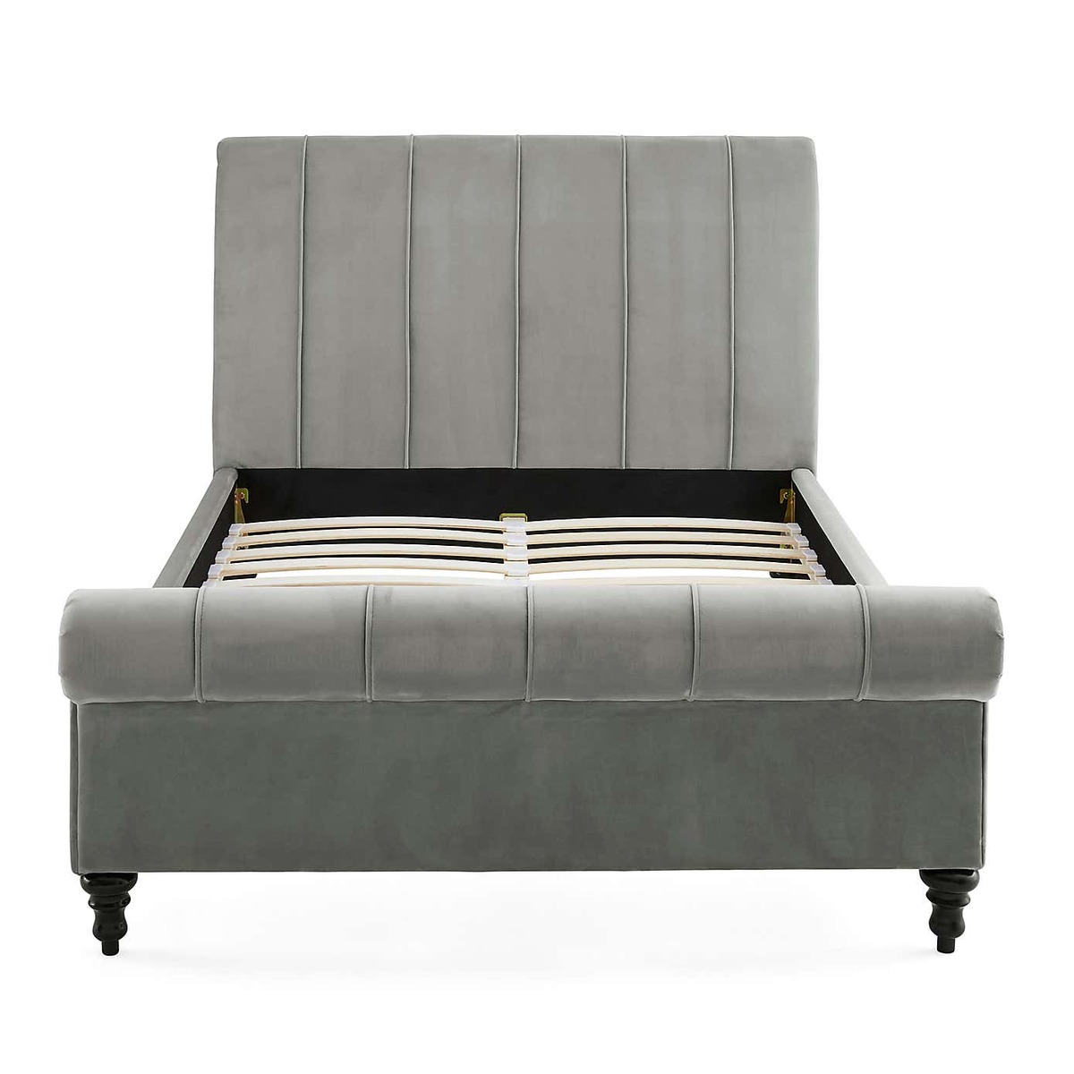 Classic Pleated Bed - Grey Grey – image 5