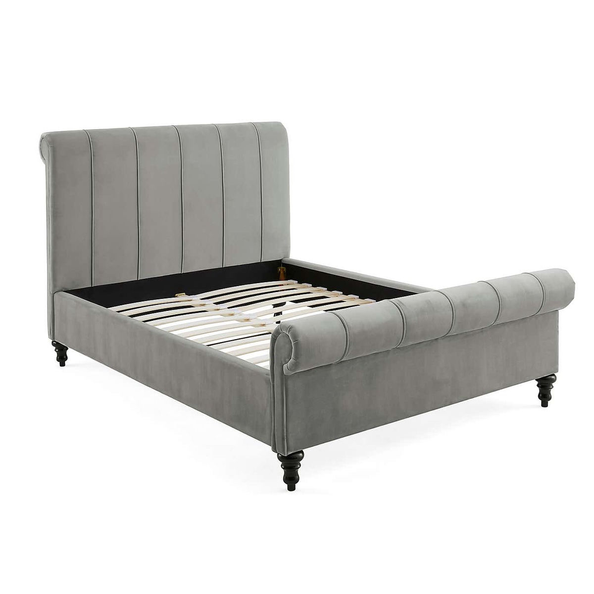 Classic Pleated Bed - Grey Grey – image 6