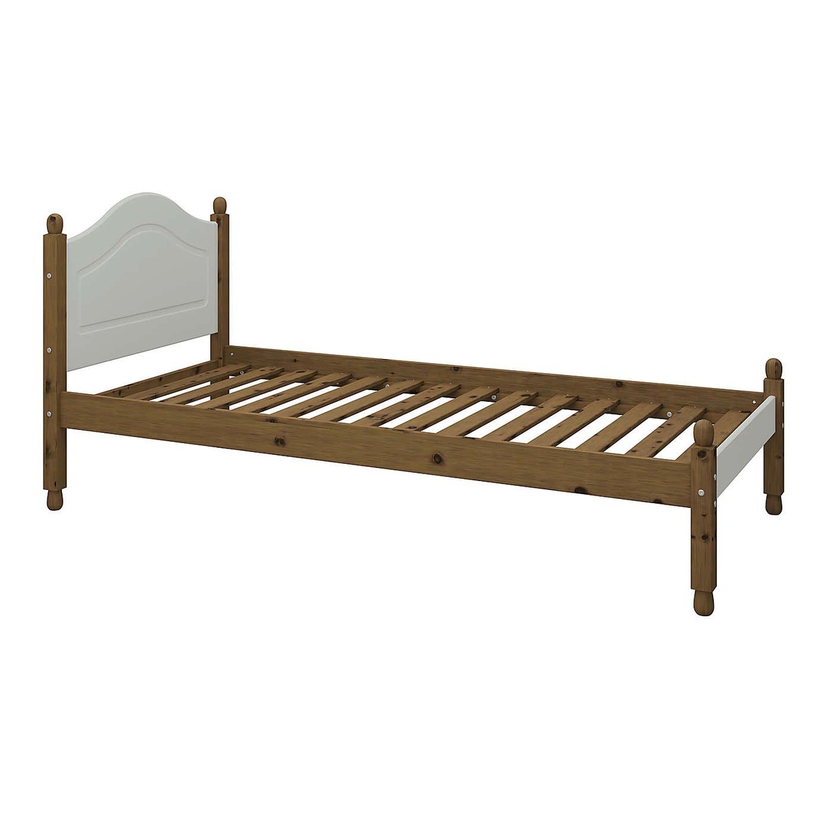 Colburn Pine Bed Frame Grey – image 3