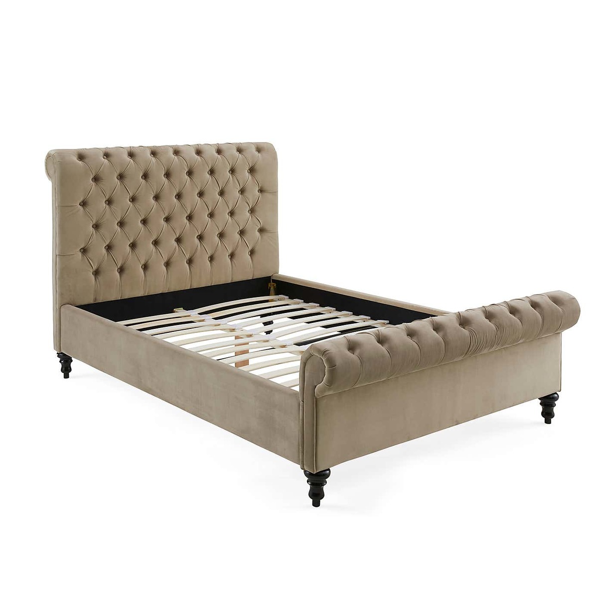 Classic Chesterfield Bed - Taupe Taupe (Cream) – image 5