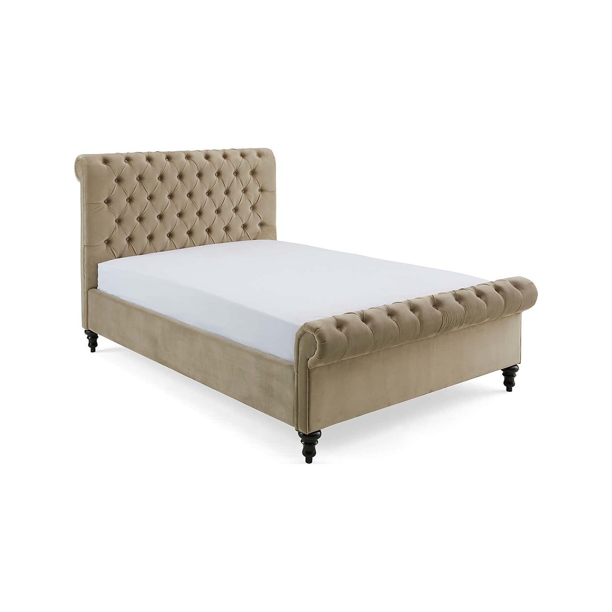 Classic Chesterfield Bed - Taupe Taupe (Cream) – image 1