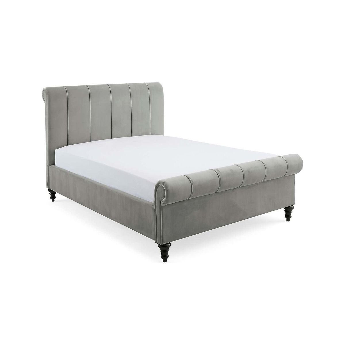 Classic Pleated Bed - Grey Grey – image 1