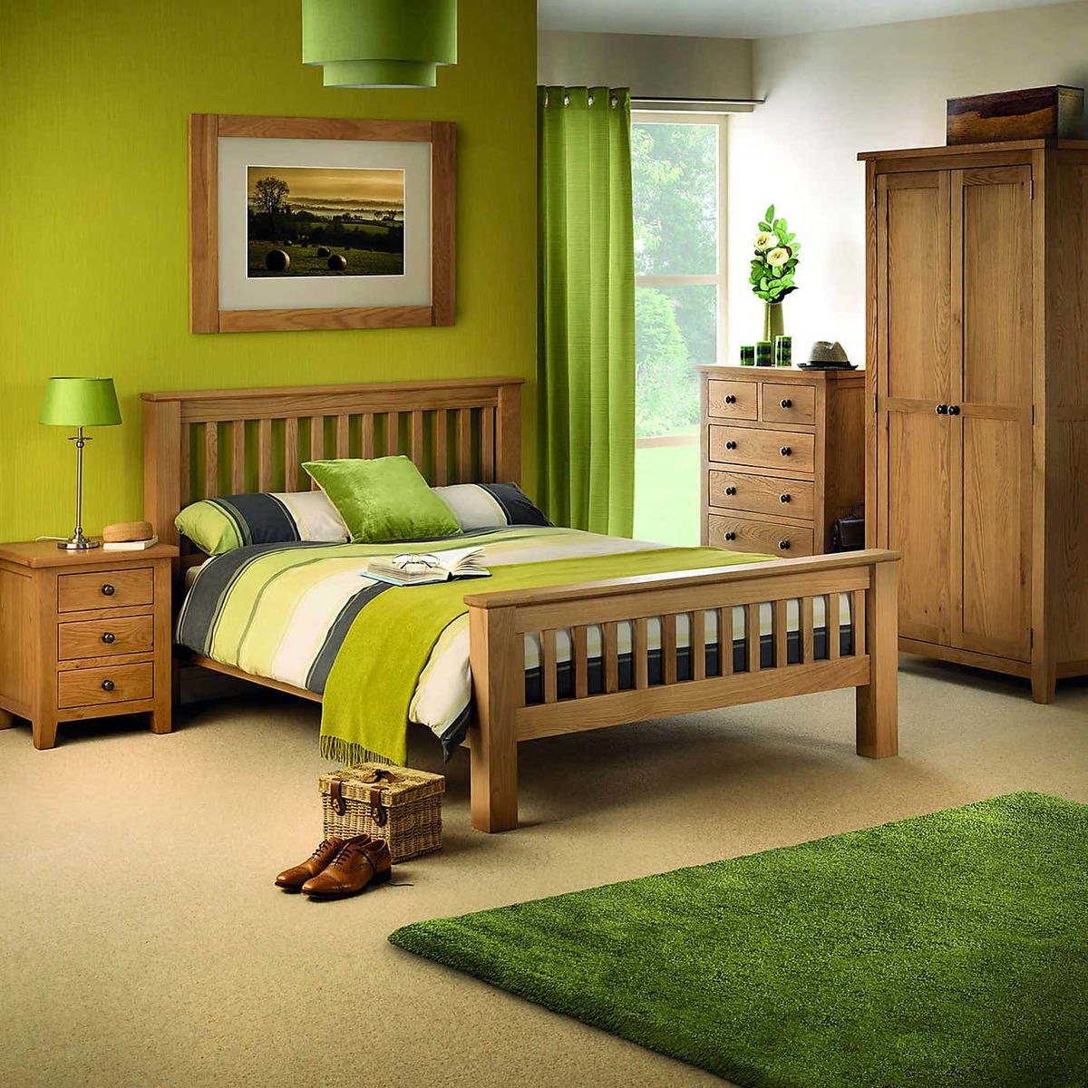 Barcelona Low Foot Bedstead Natural – image 2