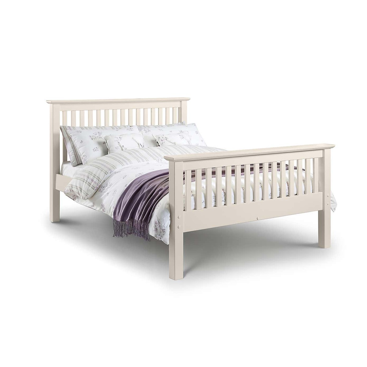 Barcelona High Foot End Bedstead White – image 2