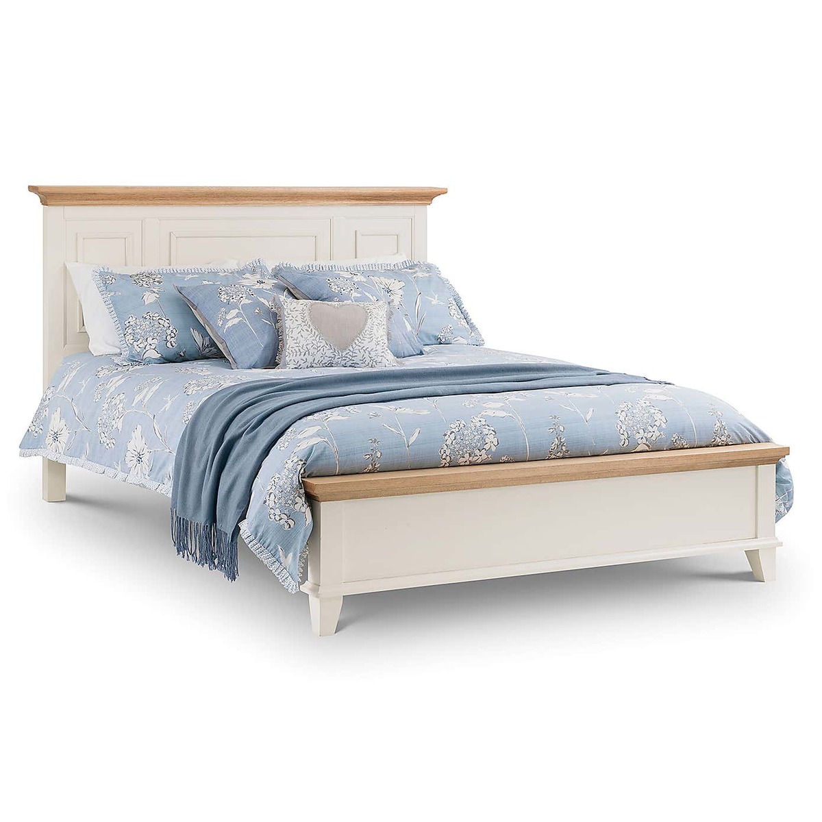Oregon Wooden Bed Frame White – image 2