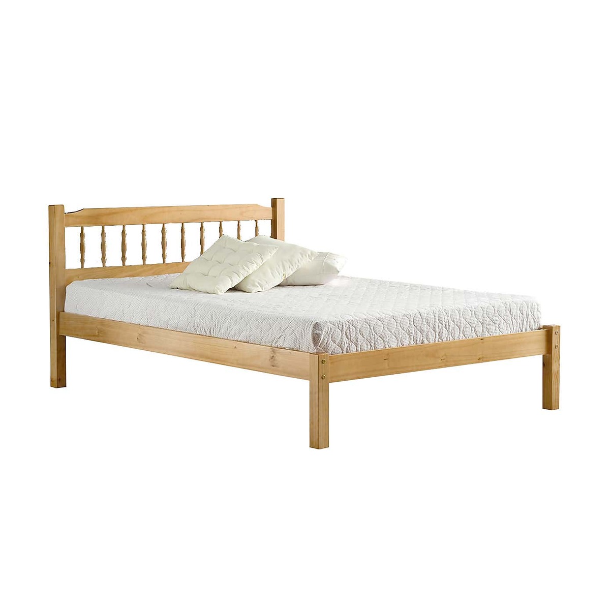 Santos Antique Pine Bedstead Natural – image 2