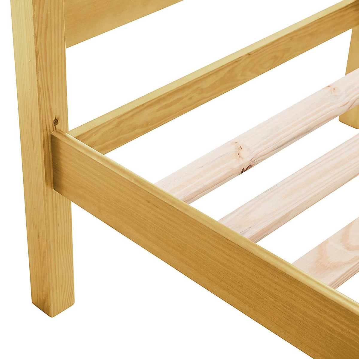 Santos Antique Pine Bedstead Natural – image 3
