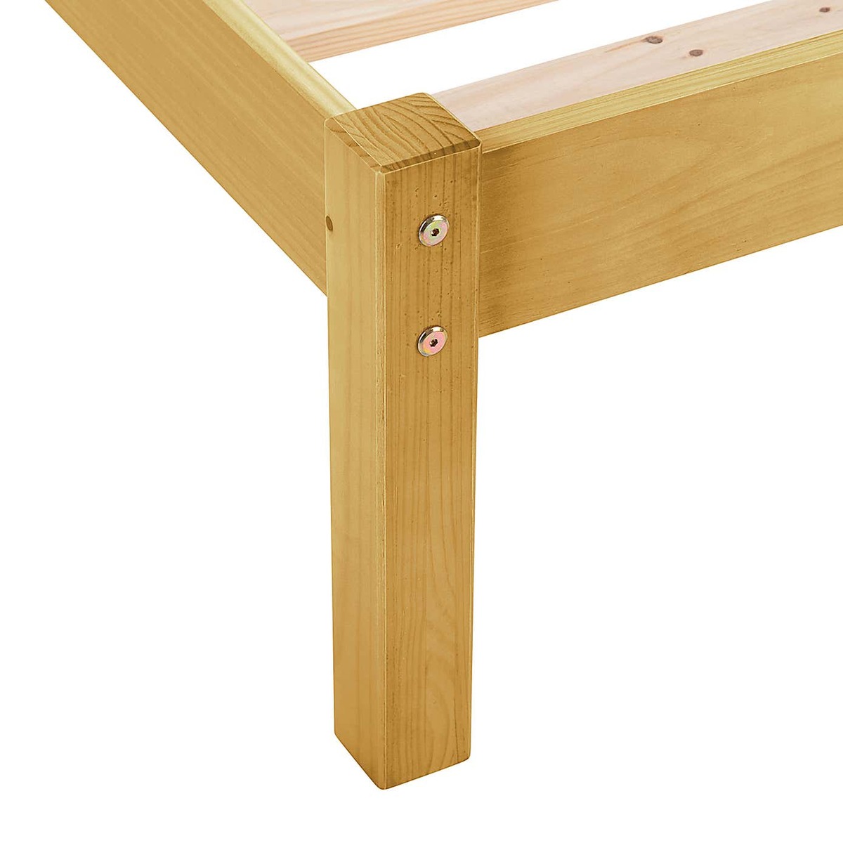 Santos Antique Pine Bedstead Natural – image 4