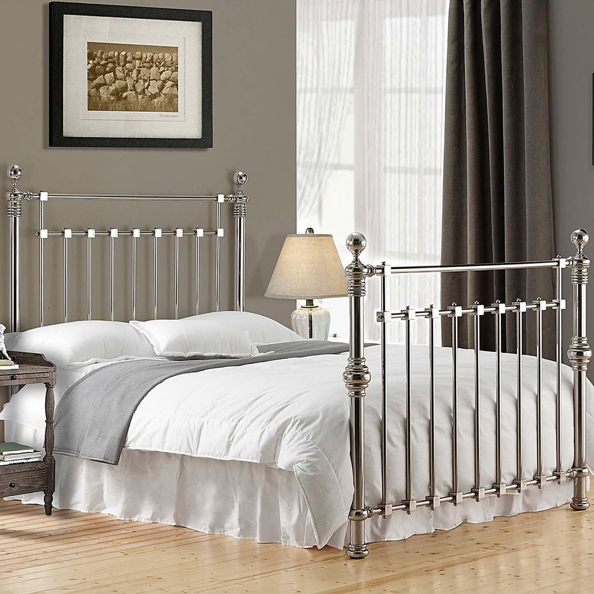 Edward Chrome Bedstead Chrome – image 2