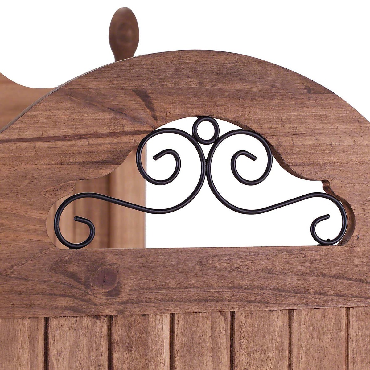 Corona Scroll Bed Frame Brown – image 3
