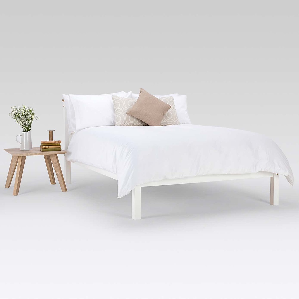 Derby White Bedstead White – image 4