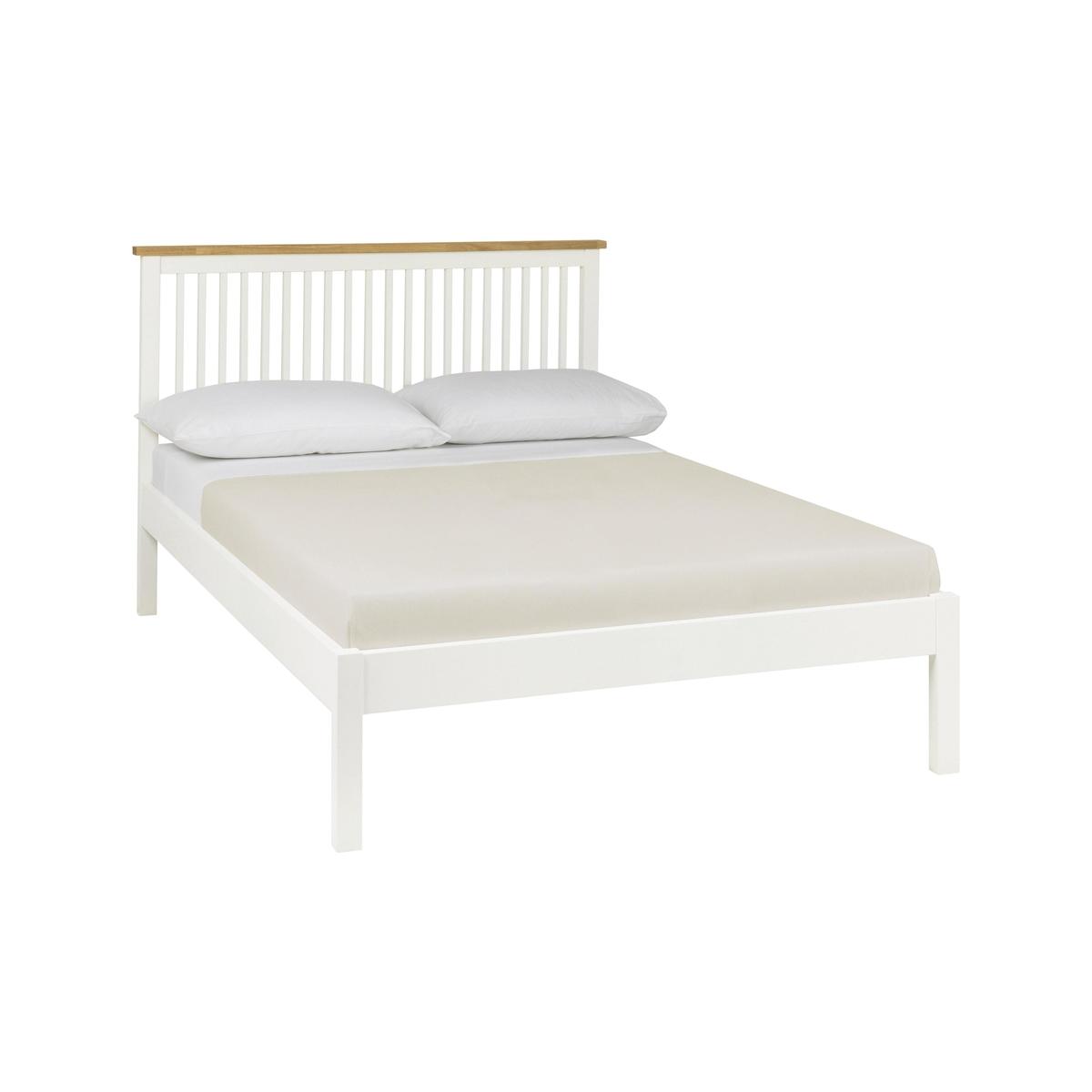Eva Low Footend Bed Frame - King Size - White - By Furniture Village – image 1