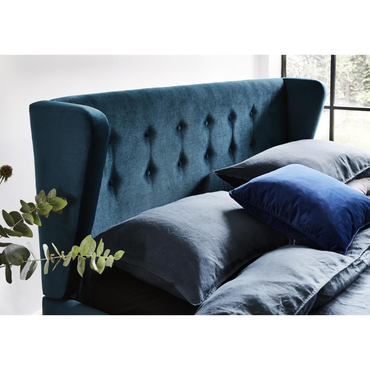 Bilbao Fabric Bed Frame - Double - Green – image 3