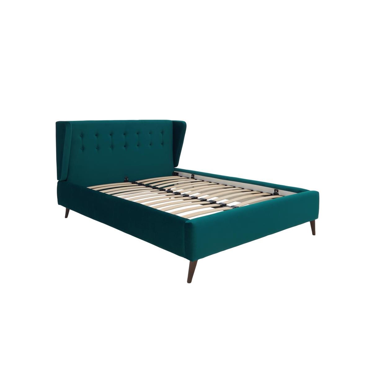 Bilbao Fabric Bed Frame - Double - Green – image 5