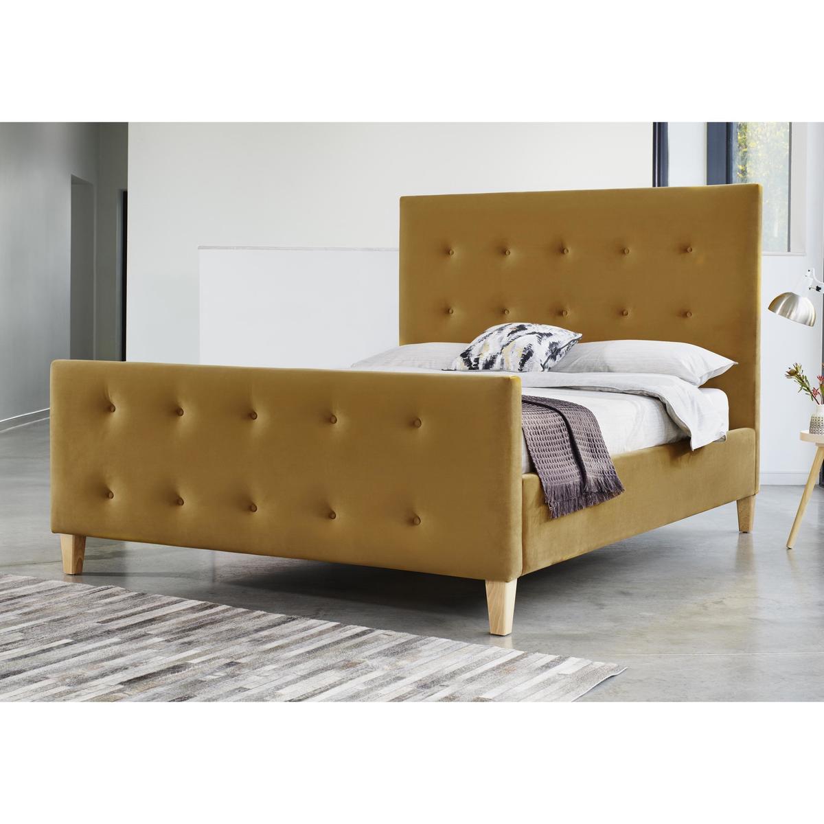 Maisie High Foot End Bed Frame - King Size - Pink - By Furniture Village – image 2