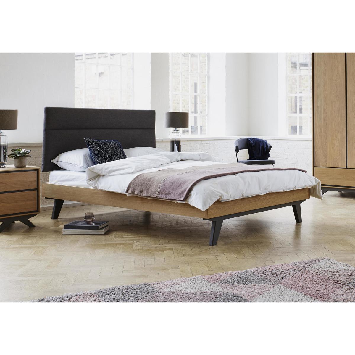 Elara Bed Frame - Double - Grey - By Furniture Village – image 3