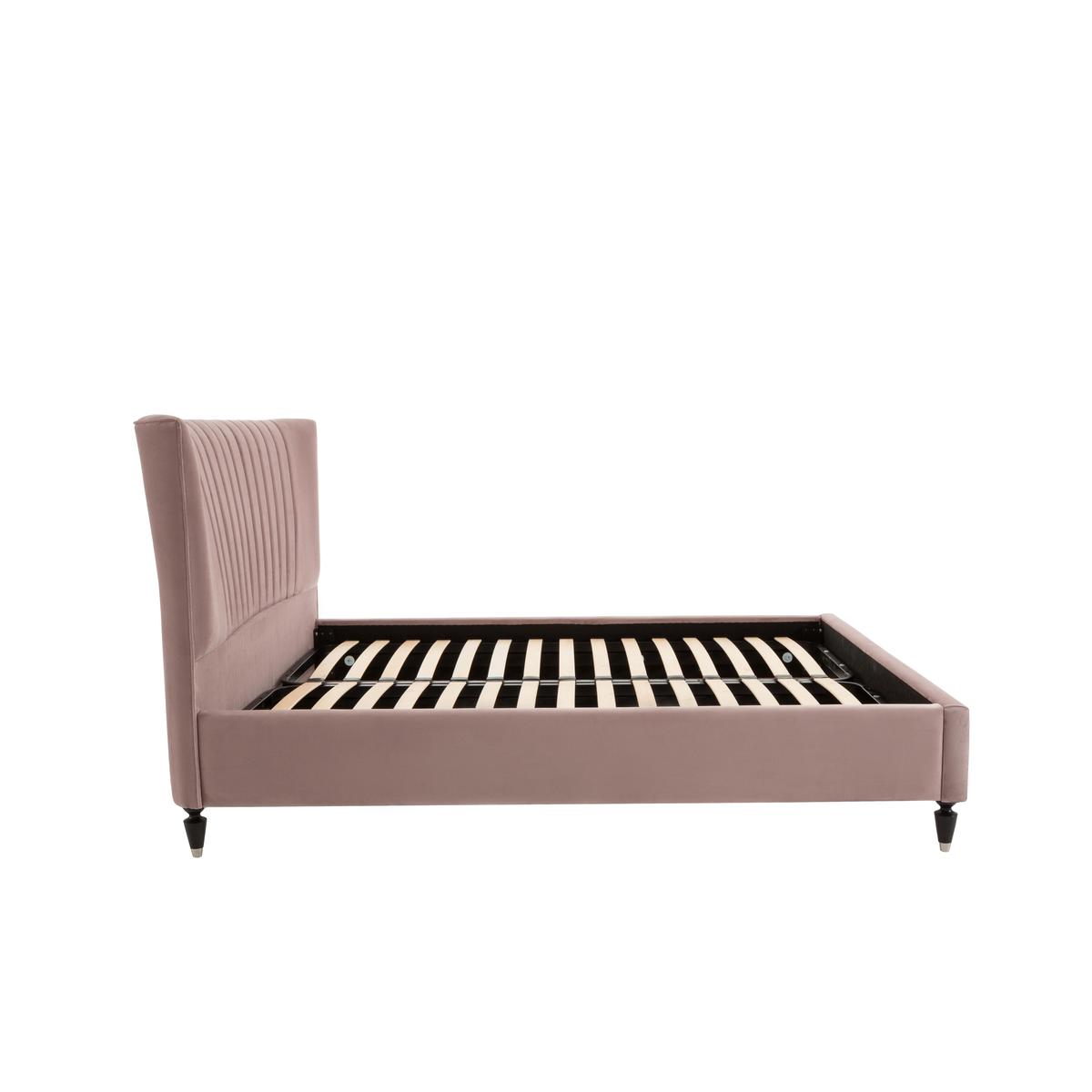 Narla Velvet Bed Frame - Super King - Yellow - By Furniture Village – image 6