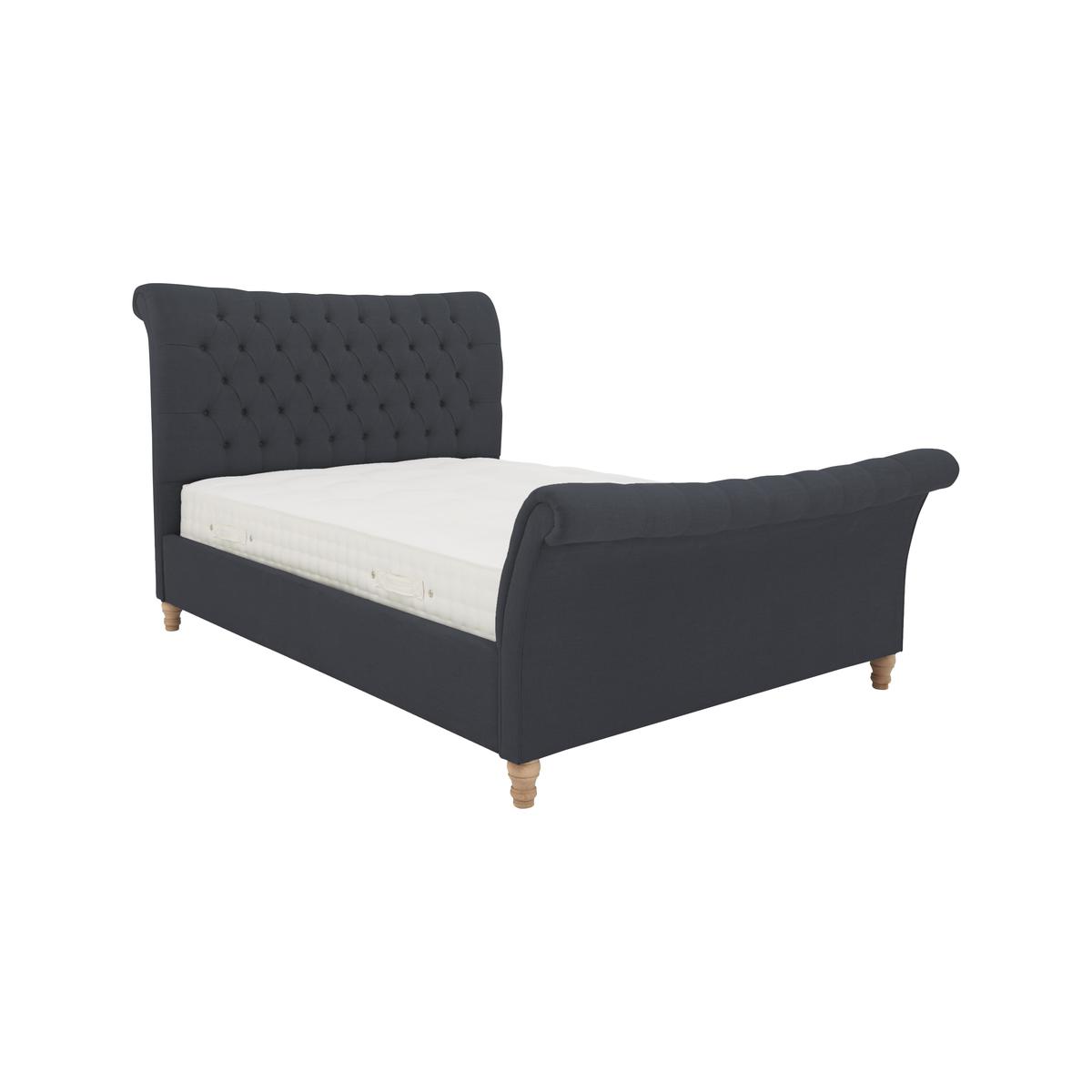 Evie Bed Frame - Super King - Blue - By Furniture Village – image 1