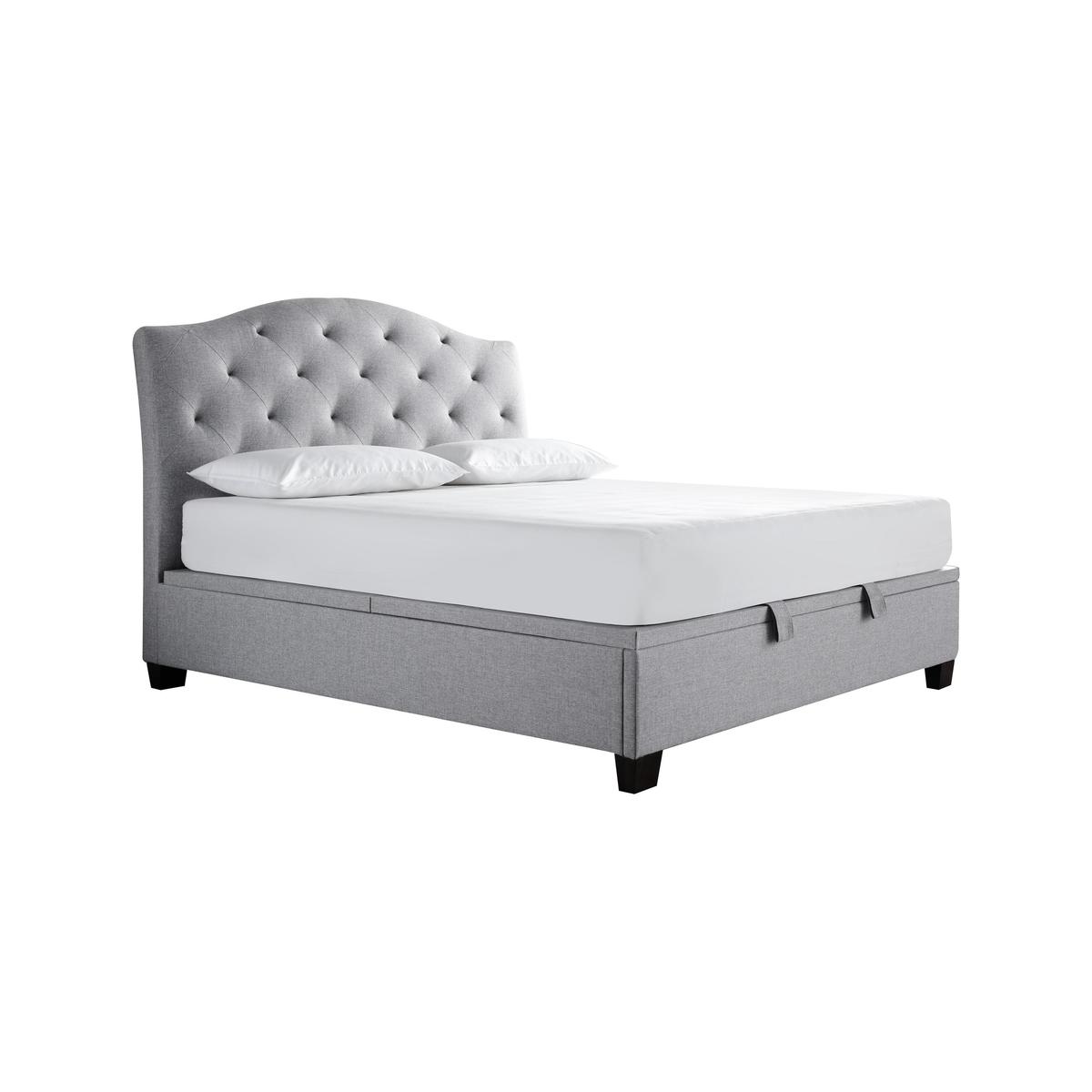 Ellie Ottoman Bed Frame - King Size - Grey - By Furniture Village – image 1