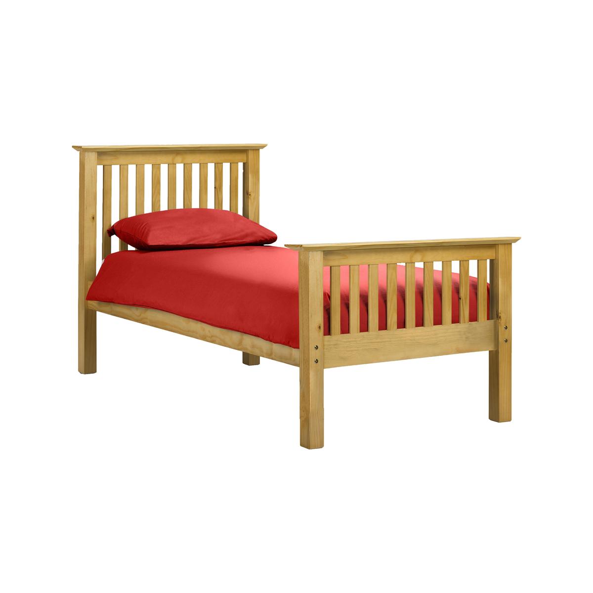 Chilton Pine High End Bed Frame - Single - Brown - By Furniture Village