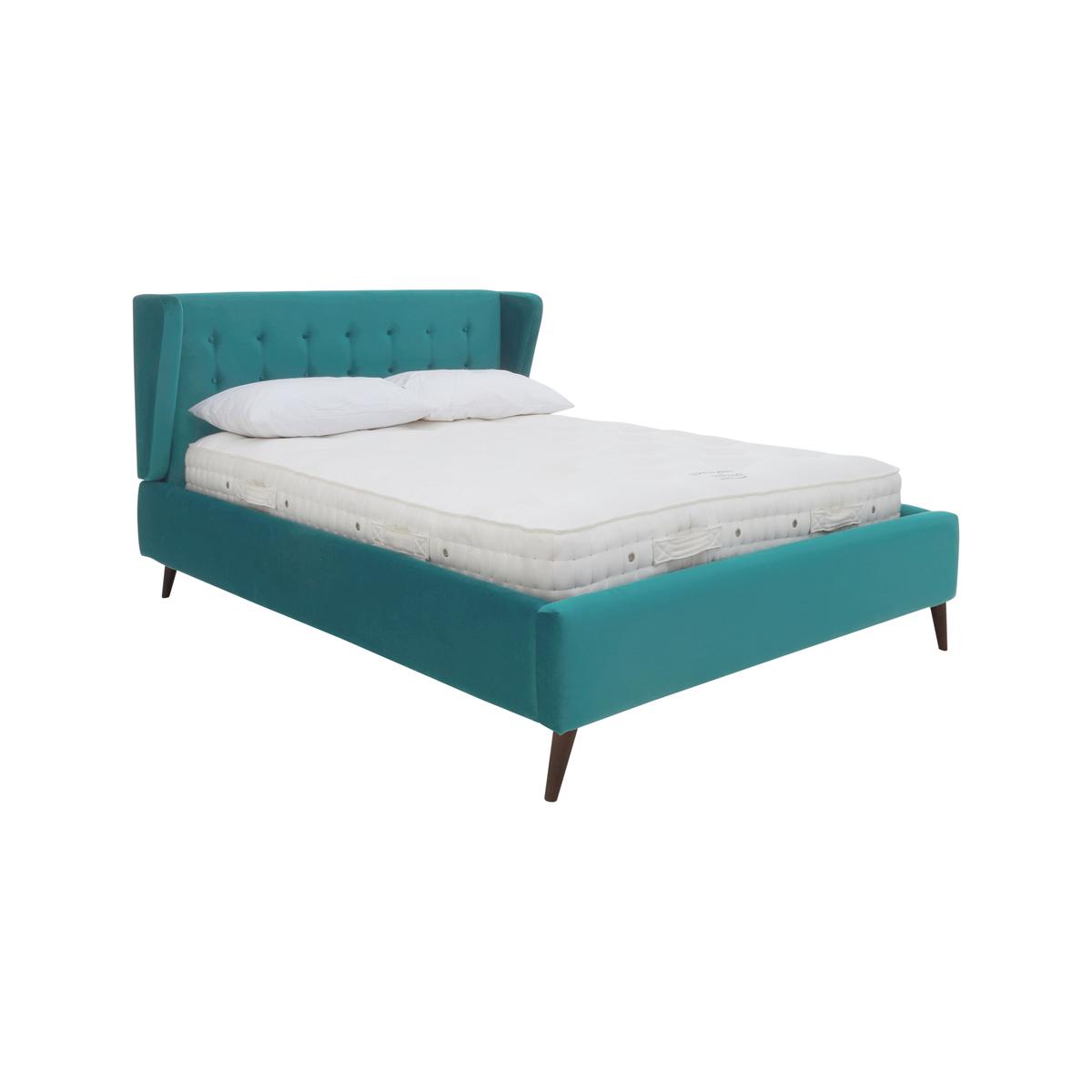 Bilbao Fabric Bed Frame - Super King - Teal – image 1