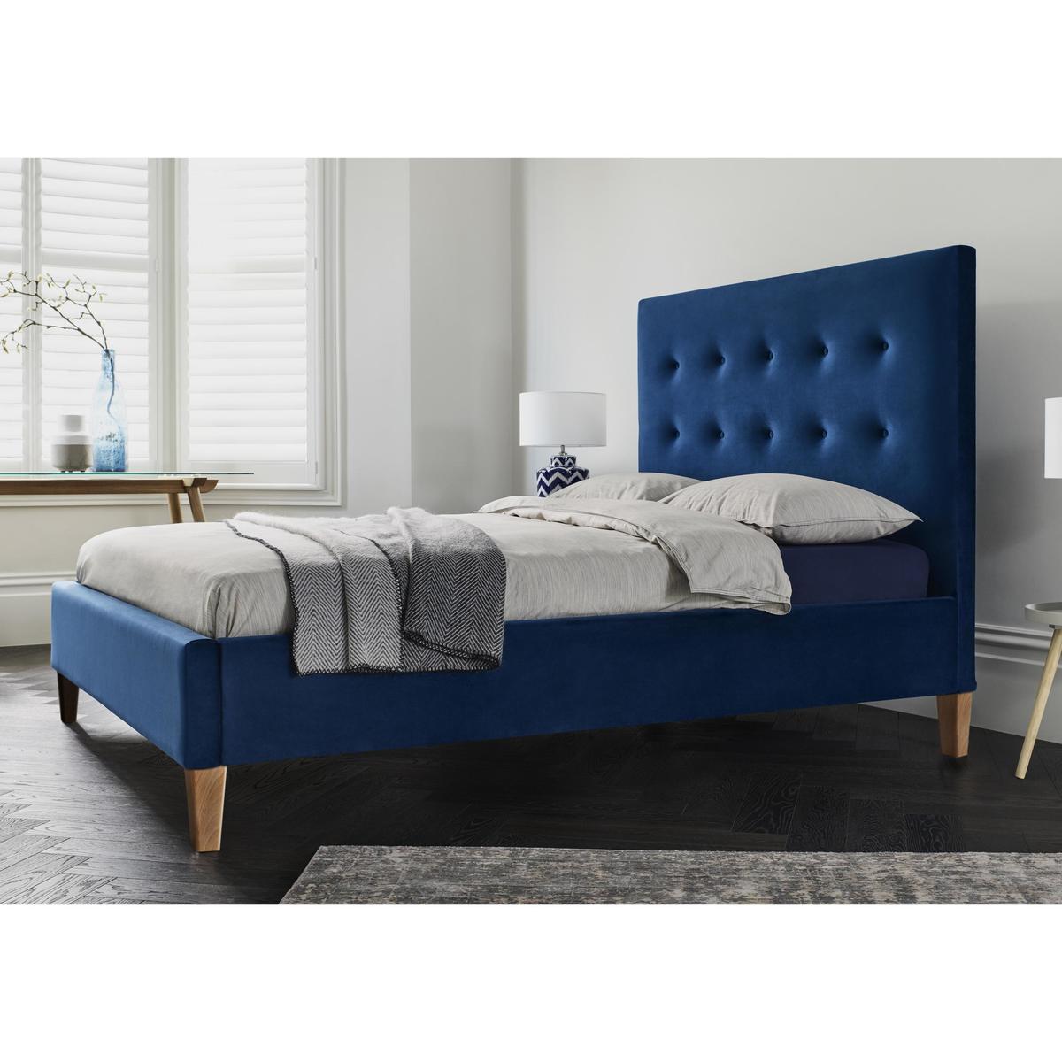 Maisie Low Foot End Bed Frame - Double - Grey - By Furniture Village – image 2