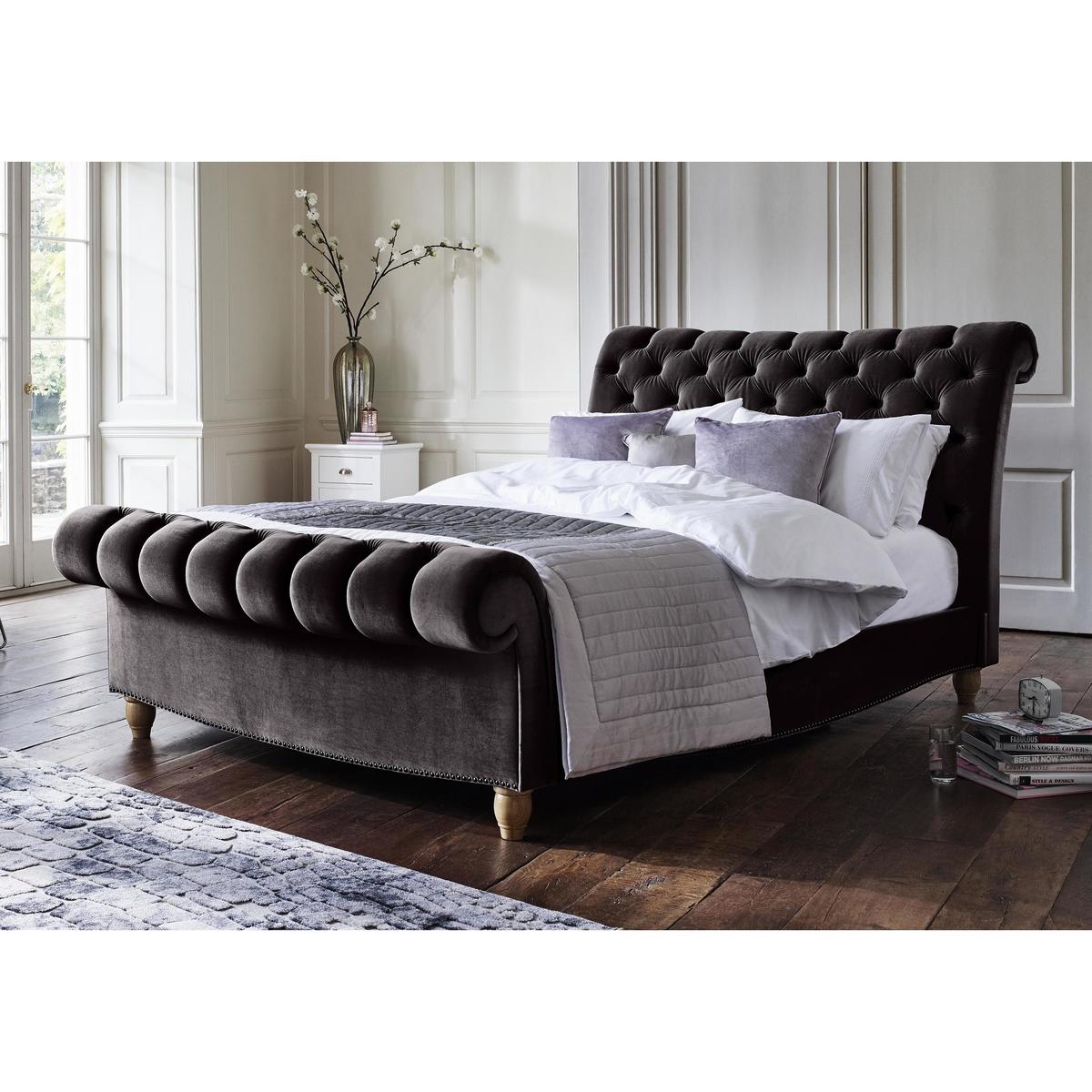 Aurora Bed Frame - King Size - Grey - By Furniture Village – image 3