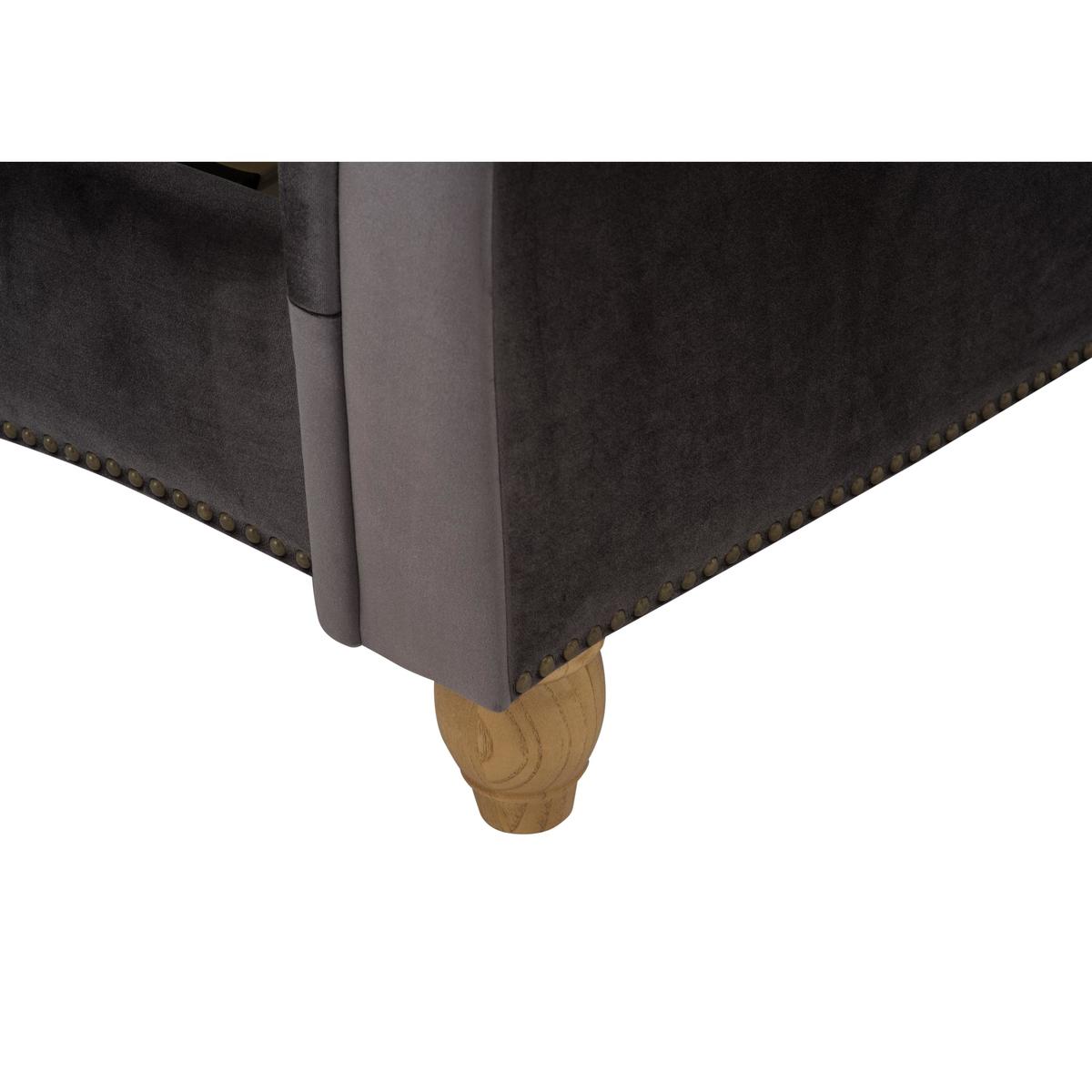 Aurora Bed Frame - King Size - Grey - By Furniture Village – image 8
