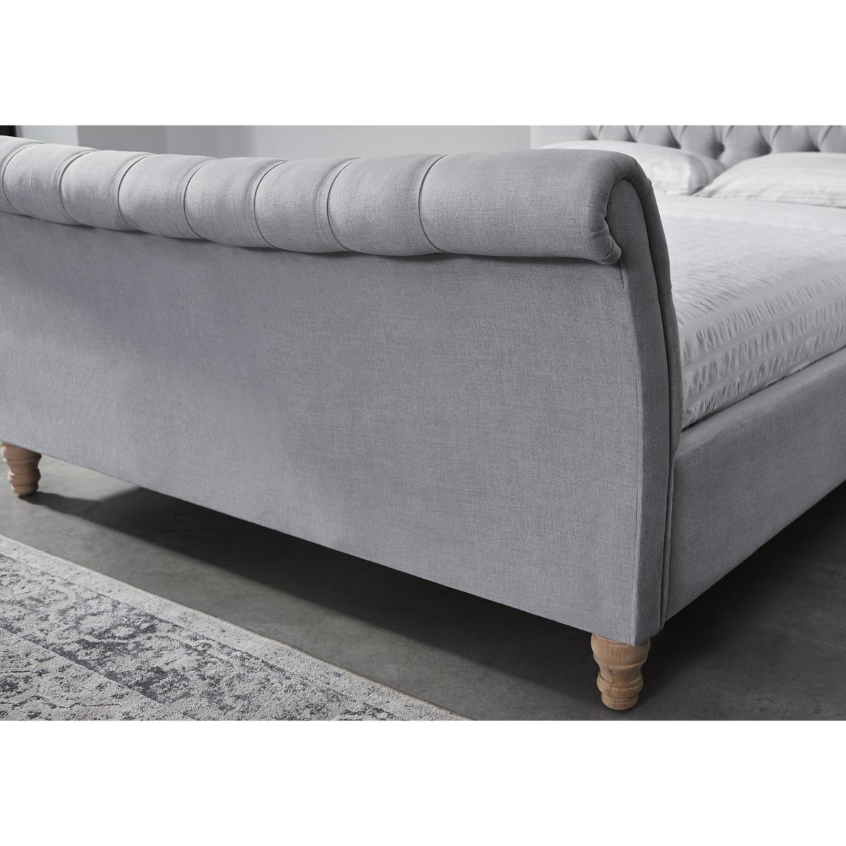 Evie Bed Frame - Double - Grey - By Furniture Village – image 6
