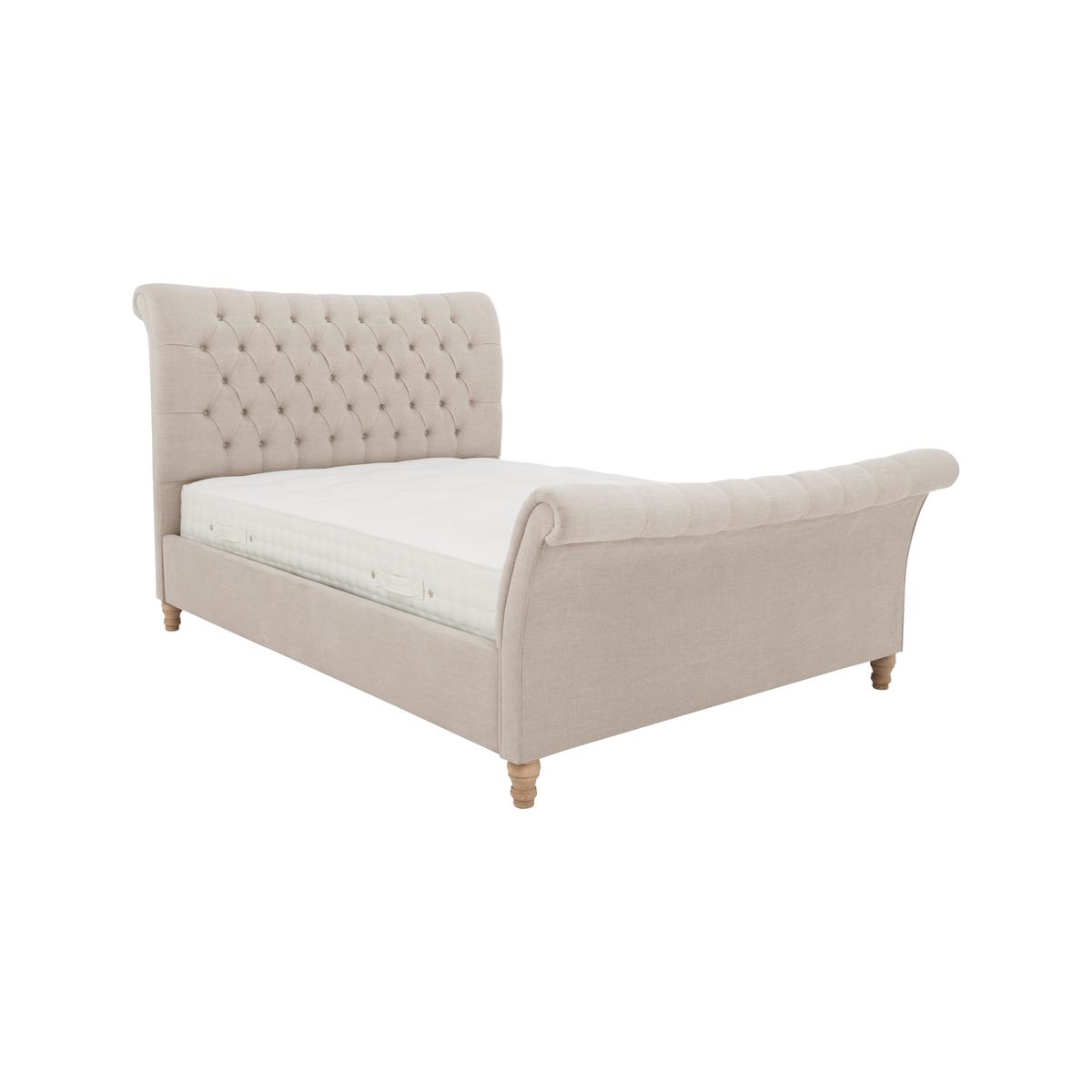 Evie Bed Frame - King Size - Beige - By Furniture Village – image 1