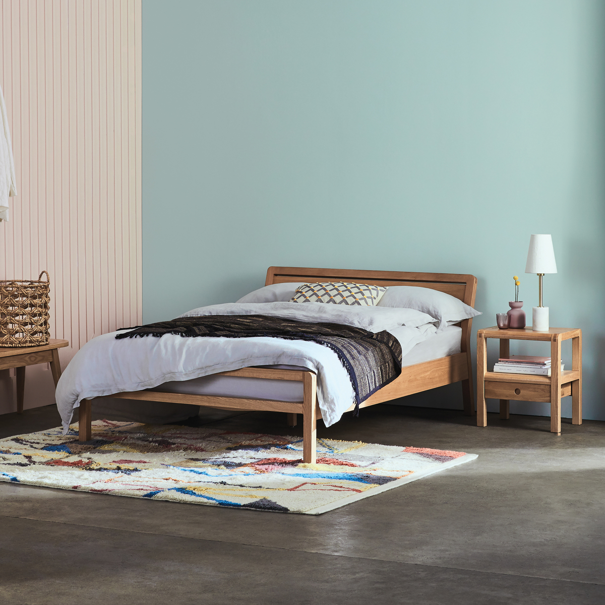 Habitat Radius Double Bed Frame - Oak – image 3