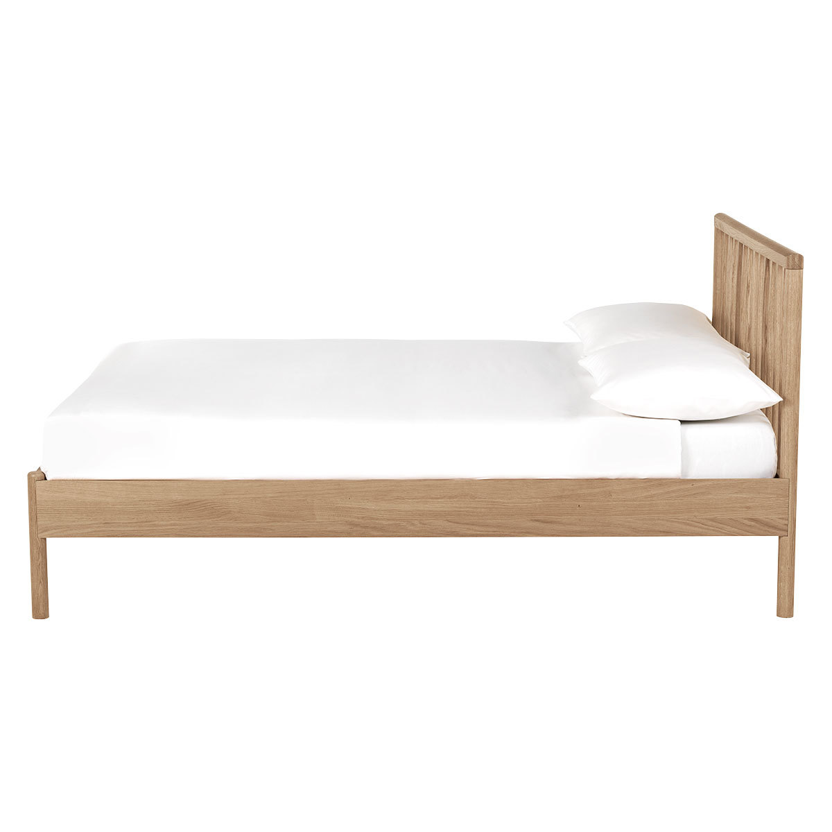 Franklin Solid Oak Double Bed Frame 135Cm, Oak – image 4