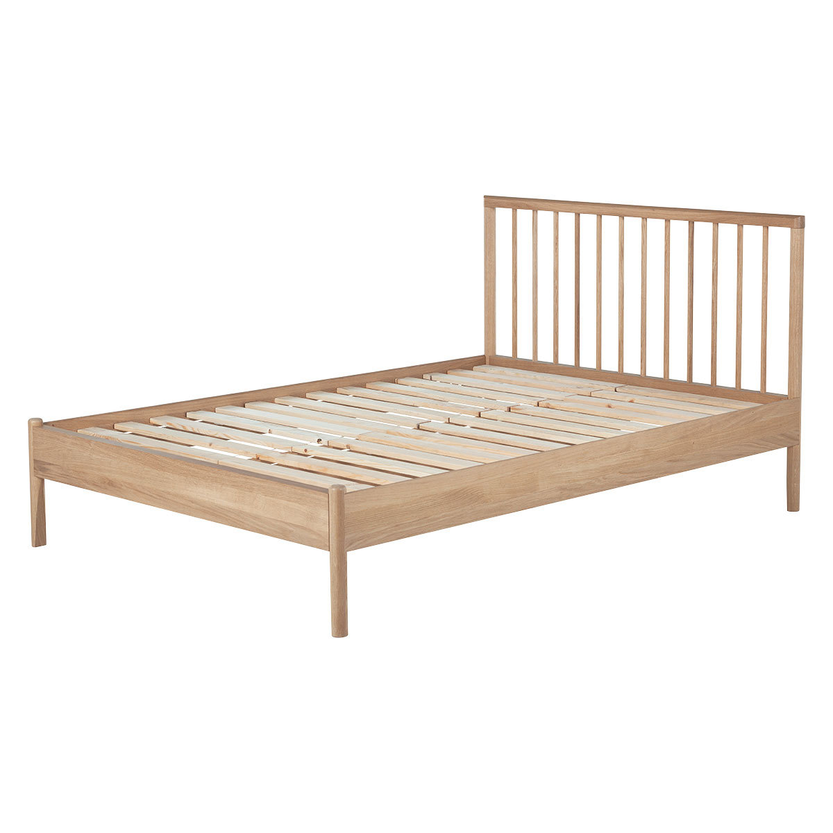 Franklin Solid Oak Double Bed Frame 135Cm, Oak – image 5