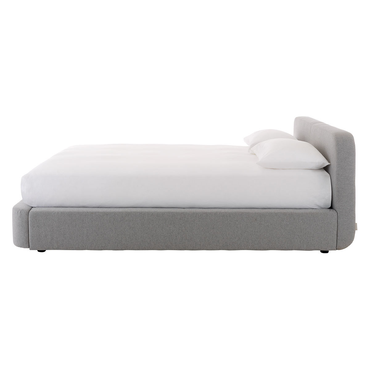 Ottori Grey Wool Eu Kingsize Bed Frame With Storage 160Cm, Grey – image 11