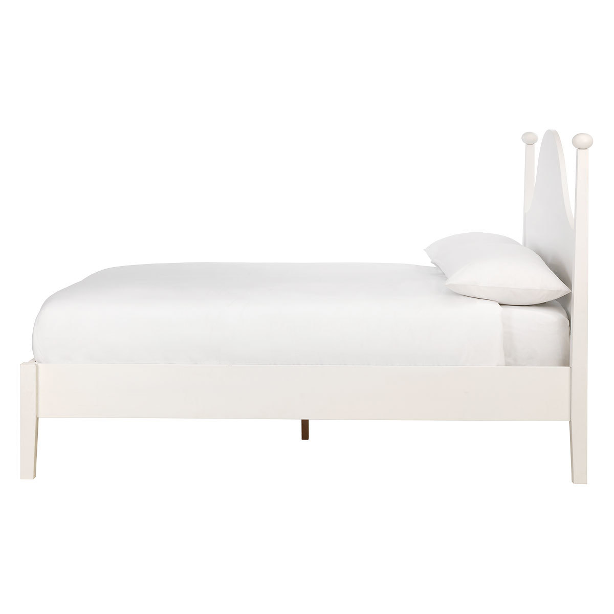 Minta White Painted Kingsize Bed Frame 150Cm, White – image 5