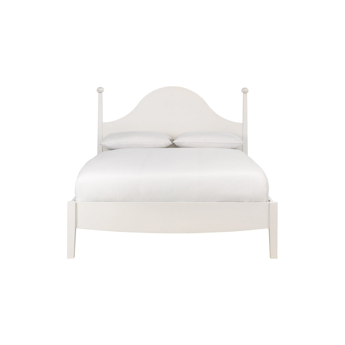 Minta White Painted Kingsize Bed Frame 150Cm, White – image 2