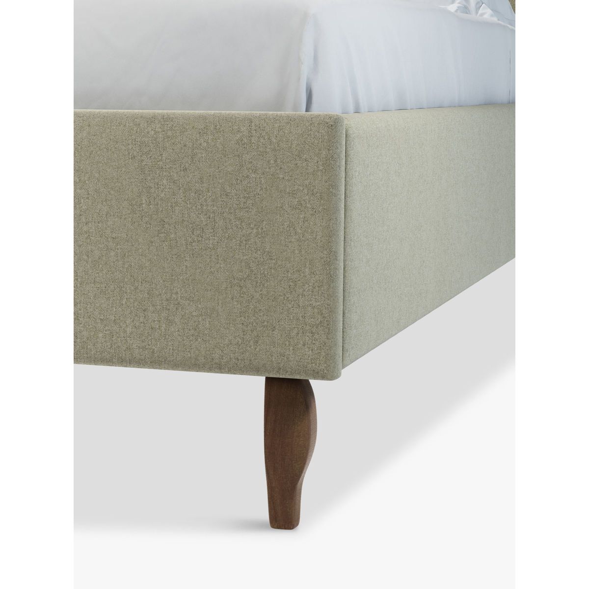 John Lewis & Partners Charlotte Upholstered Bed Frame, King Size, Saga Latte – image 4