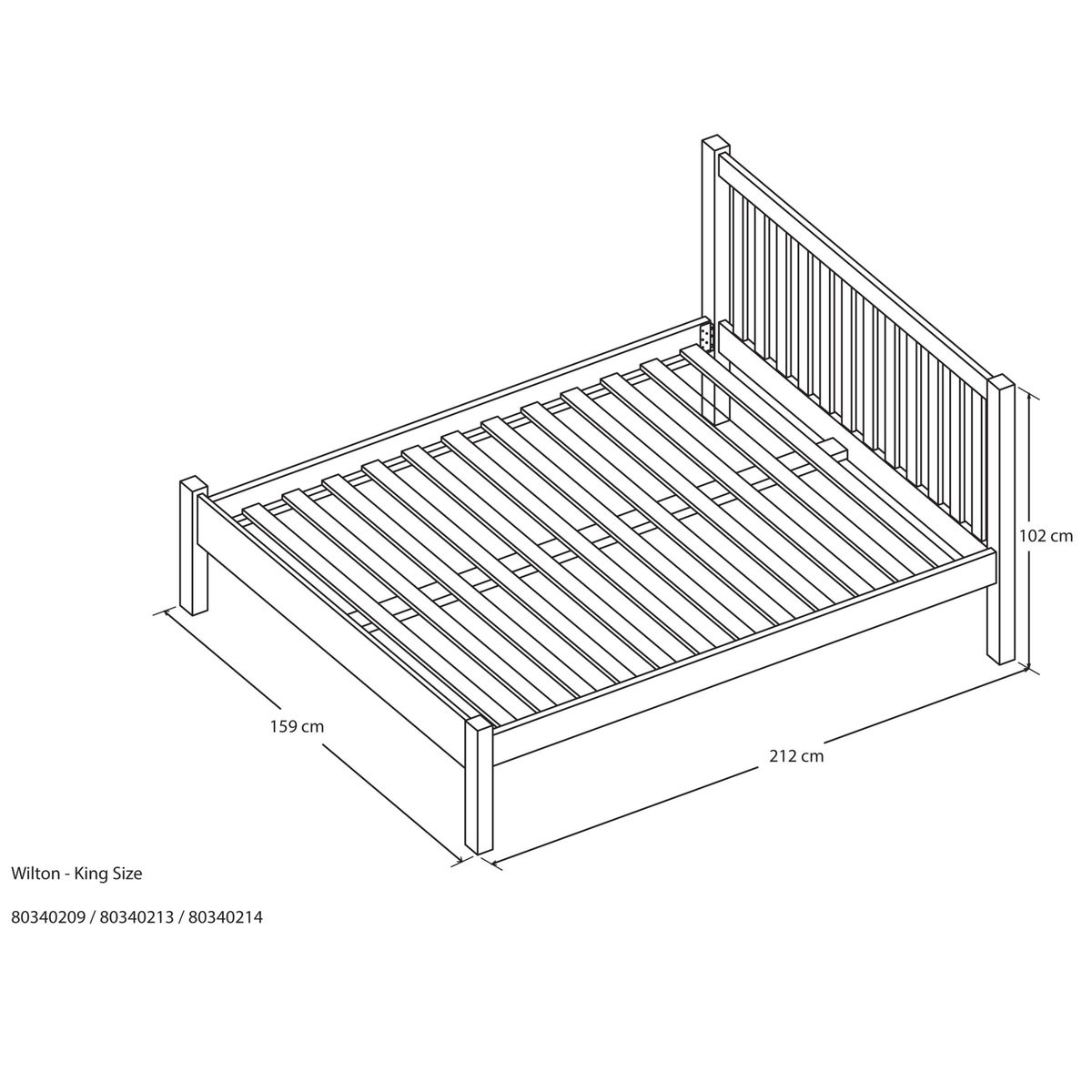 John Lewis & Partners Wilton Bed Frame, King Size – image 5