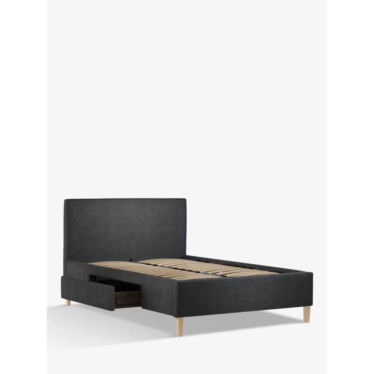John Lewis & Partners Emily 2 Drawer Storage Upholstered Bed Frame, Double – image 3