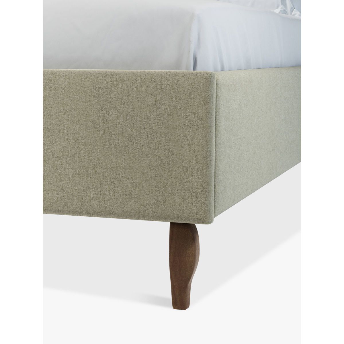 John Lewis & Partners Charlotte Upholstered Bed Frame, Double, Saga Latte – image 4