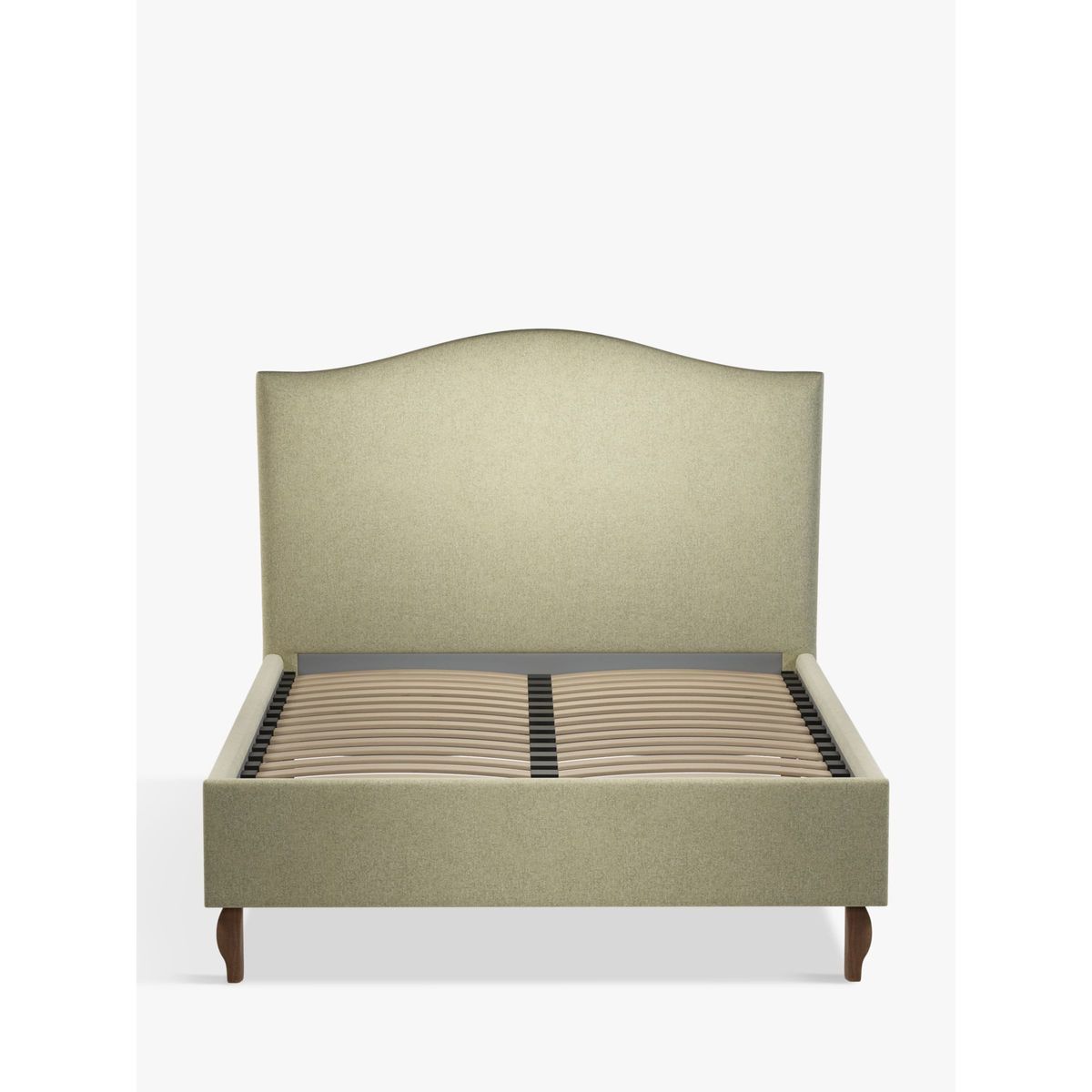 John Lewis & Partners Charlotte Upholstered Bed Frame, Double, Saga Latte – image 2